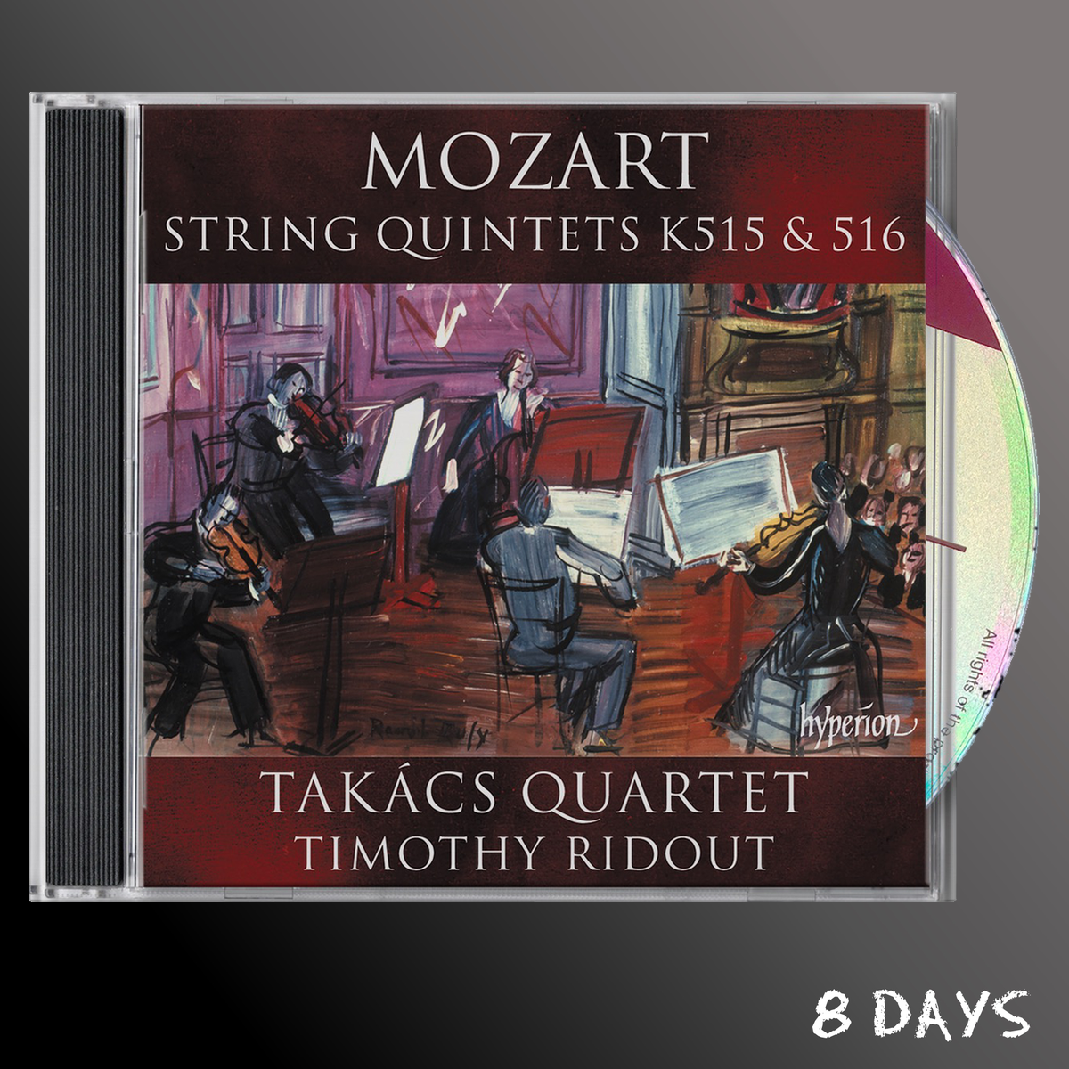 Takács Quartet, Timothy Ridout - Mozart: String Quintets K515 & 516 - Limited Edition CD | Pre-Order 23.10.26