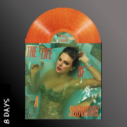Taylor Swift - The Life of a Showgirl: Sweat And Vanilla Perfume - Portofino Orange Glitter Vinyl