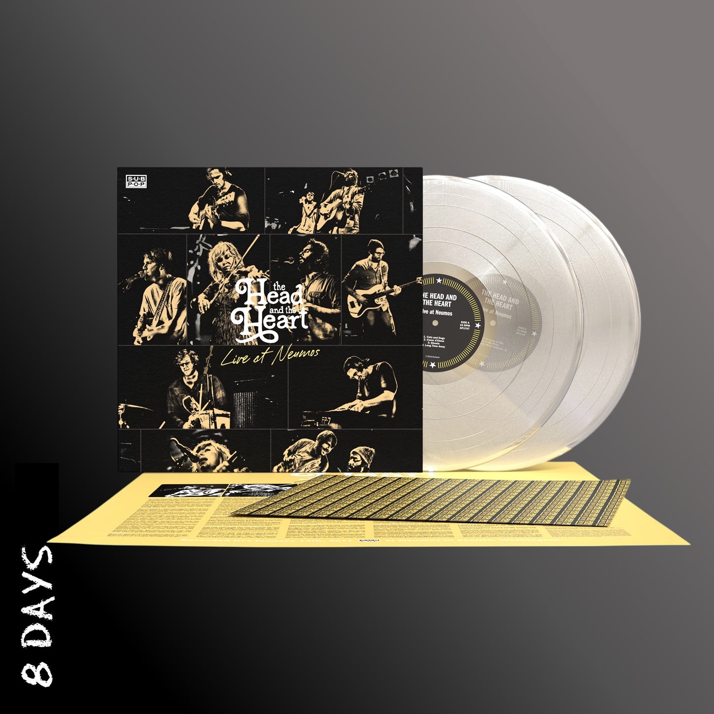 The Head And The Heart - Live At Neumos - Clear Vinyl + Poster - Pre Order 10/7/26