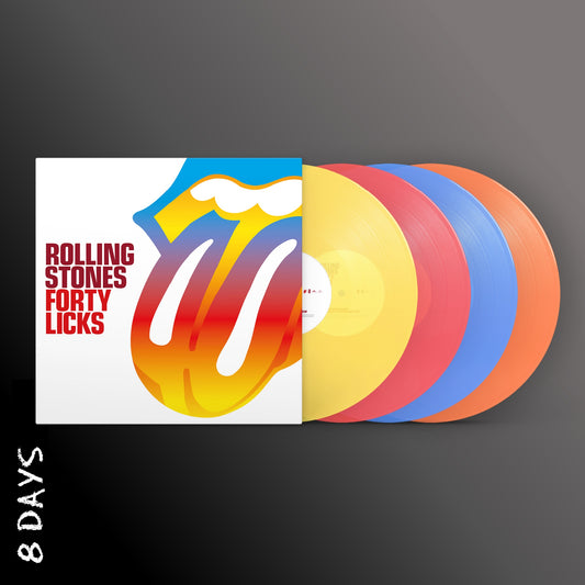 The Rolling Stones - Forty Licks - 4LP Transparent Colour Vinyl - Pre Order 21/8/26
