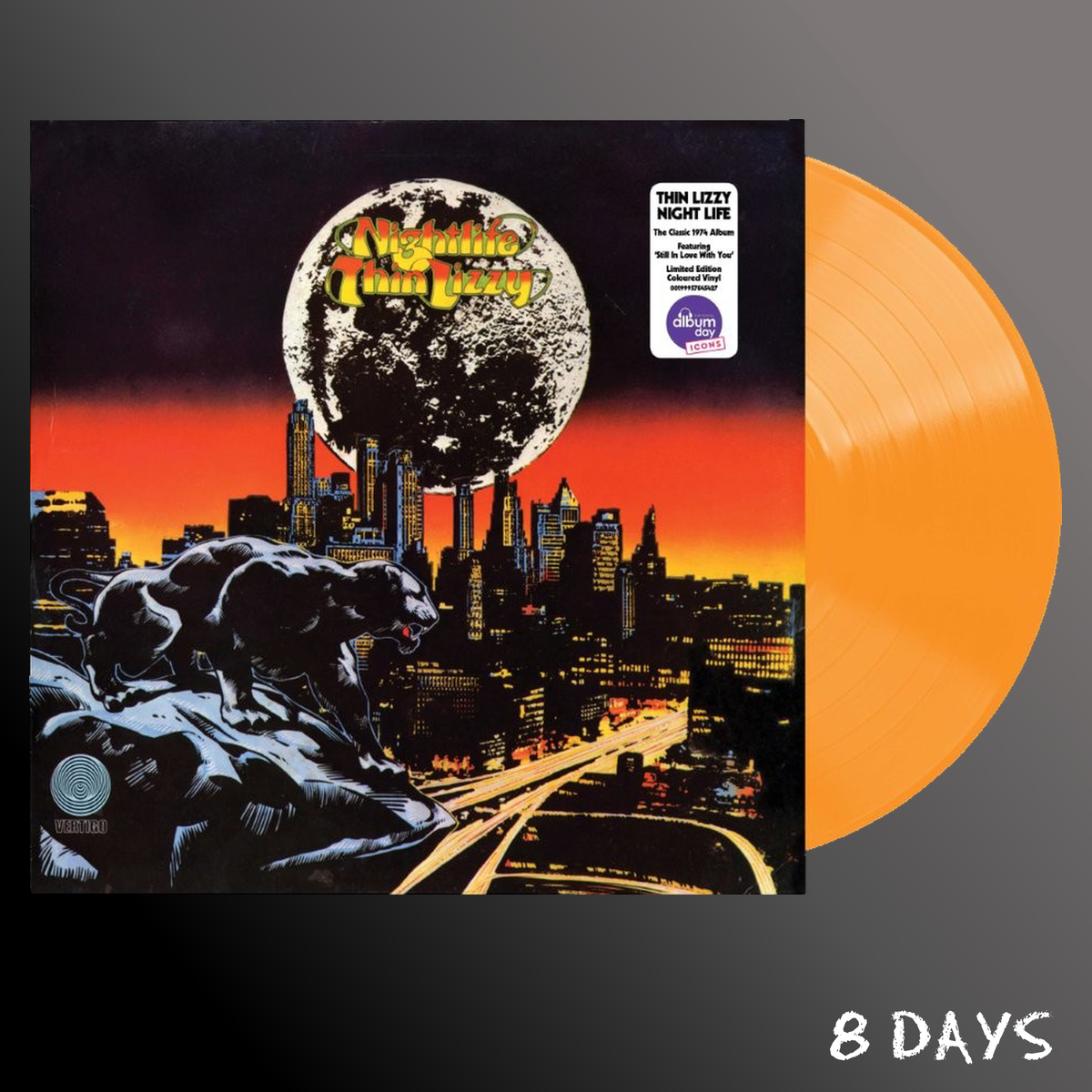 Thin Lizzy - Nightlife - Orange Vinyl LP | Pre-Order 17.10.26