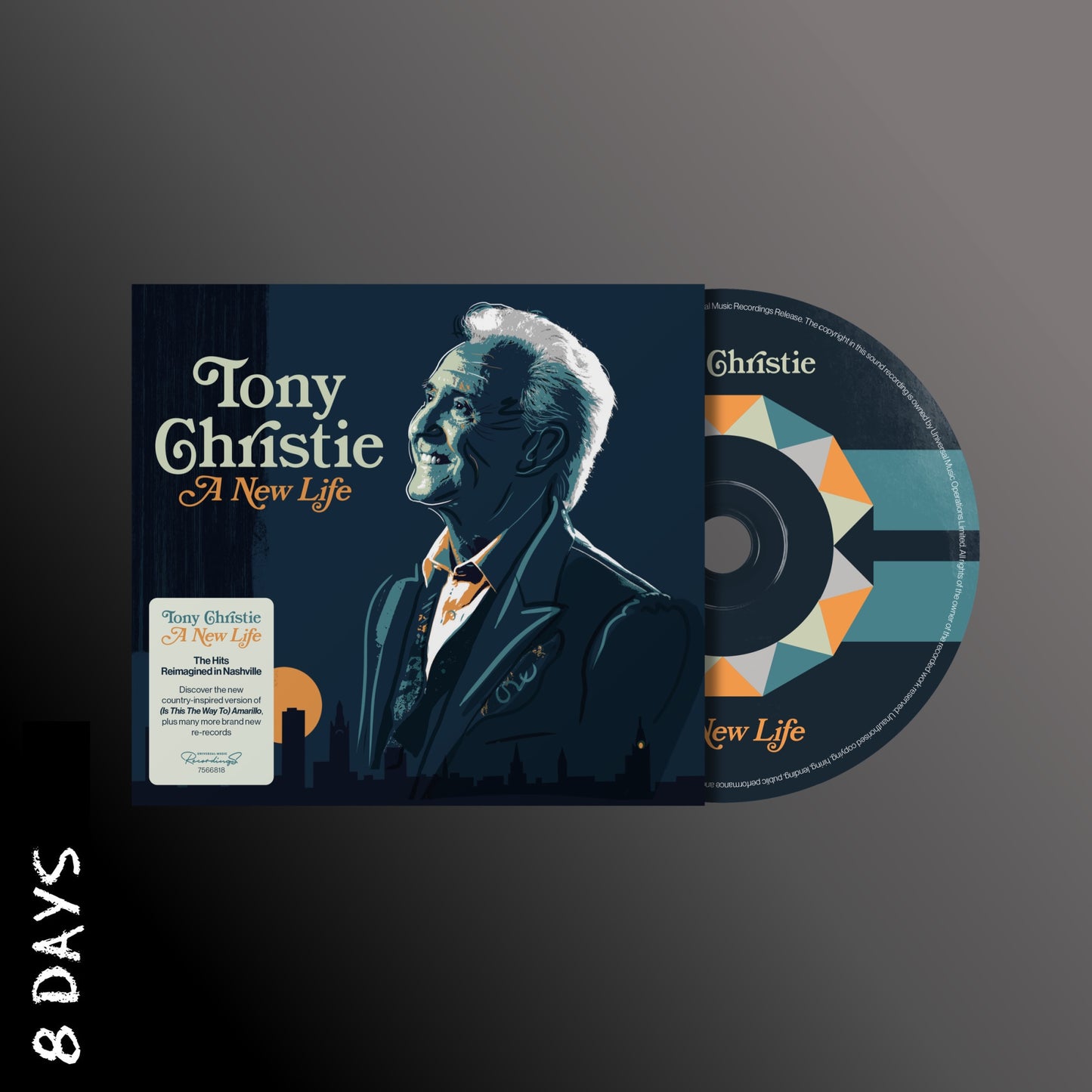 Tony Christie - A New Life - CD - Pre Order 28/3/25