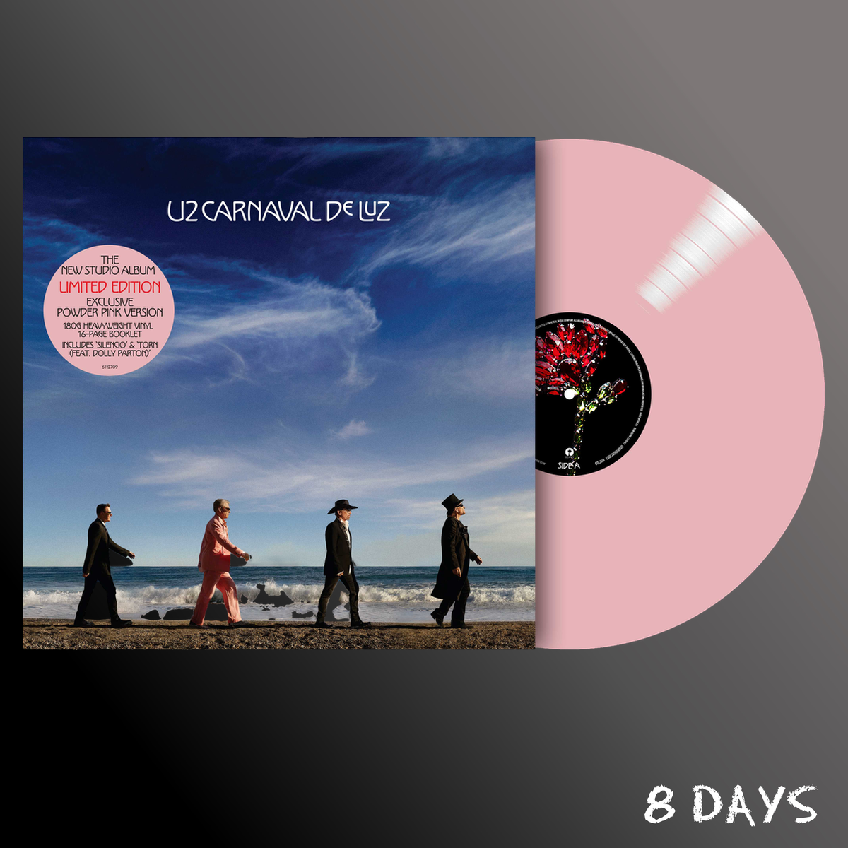 U2 - Carnaval De Luz - Indies Powder Rose Pink Vinyl LP | Pre-Order 13.11.26