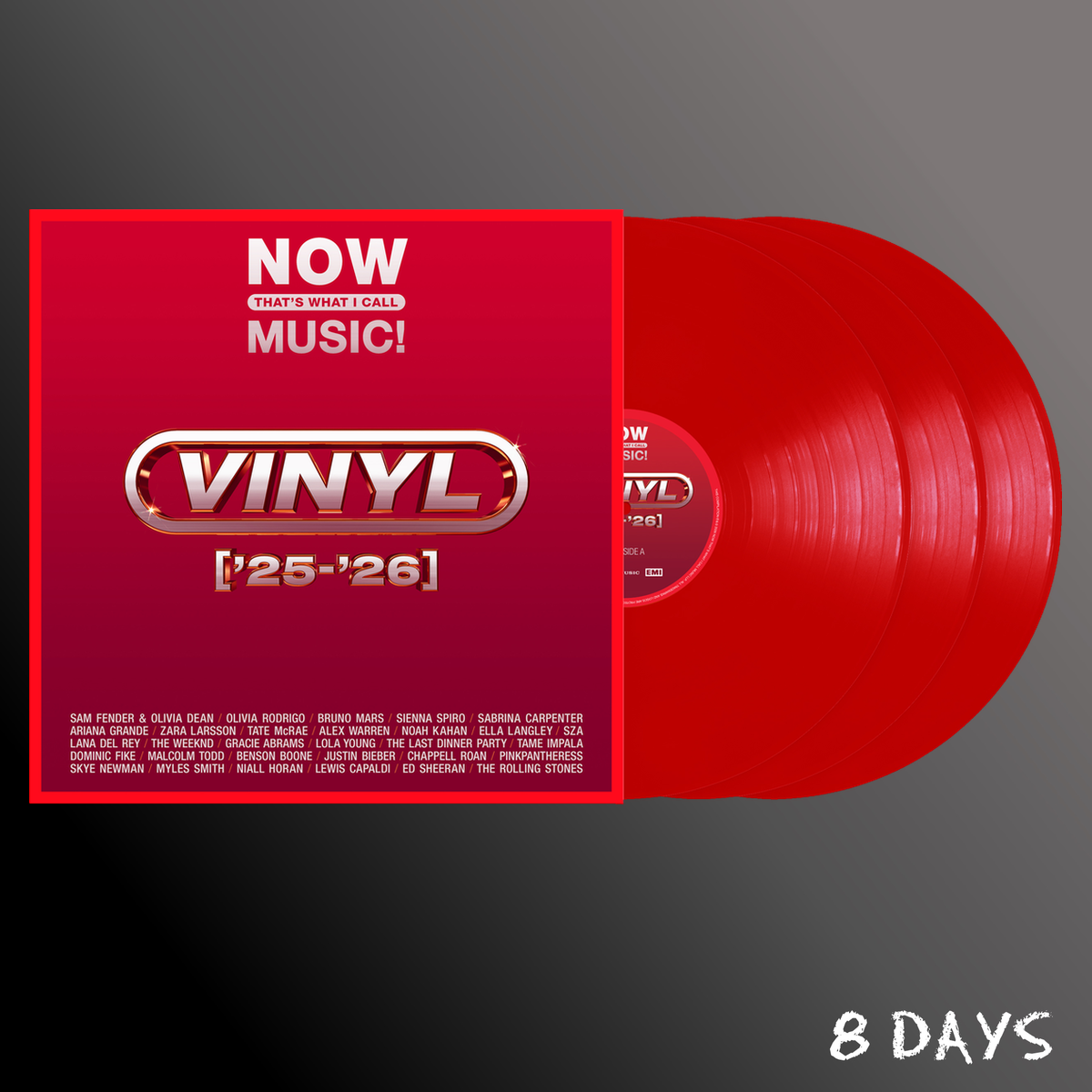 NOW That's What I Call Music! [25-26] - Red Vinyl 3LP | Pre-Order 13.11.26