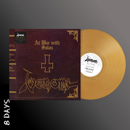 Venom - At War With Satan - Limited Edition Gold Vinyl LP | Pre-Order 21.8.26