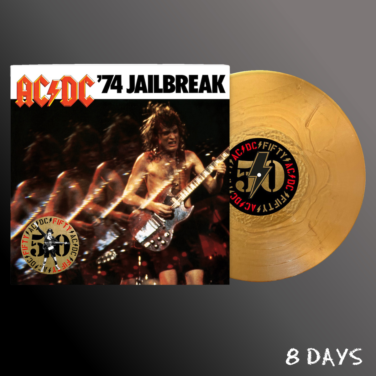 AC/DC - '74 Jailbreak (50th Anniversary) - Gold Vinyl LP
