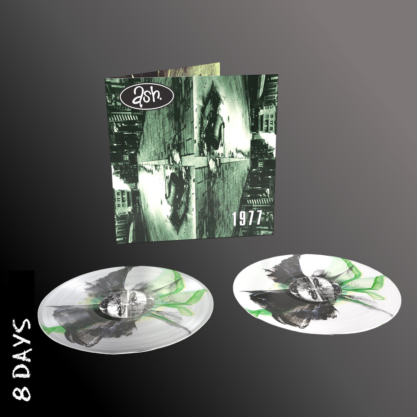 Ash - 1977 (30th Anniversary) - Limited 2LP Green & Black Inkplosion Vinyl - Pre Order 16/10/26