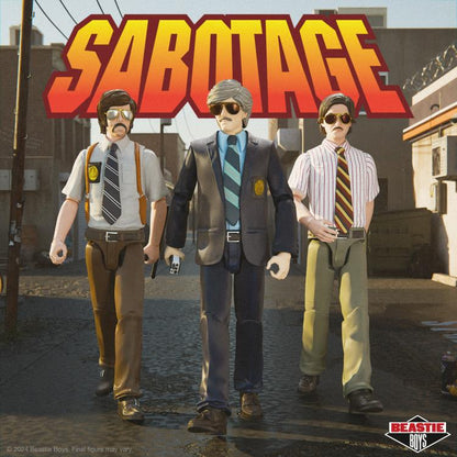 Beastie Boys - Sabotage 3 Pack Action Figures - ReAction