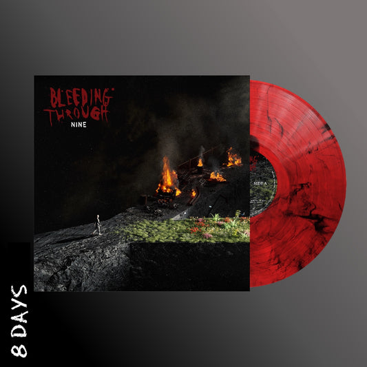 Bleeding Through - Nine - Red & Black Smoke Vinyl - Pre Order 14/2/25