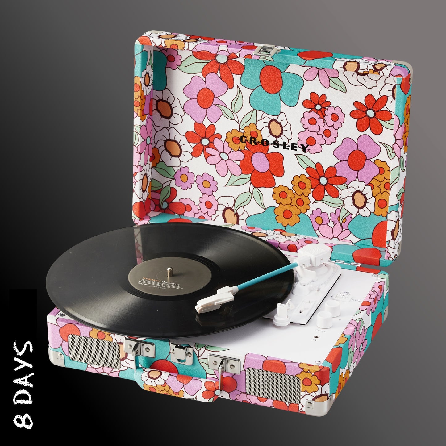 Crosley - Cruiser Plus Portable Turntable - Groovy Floral