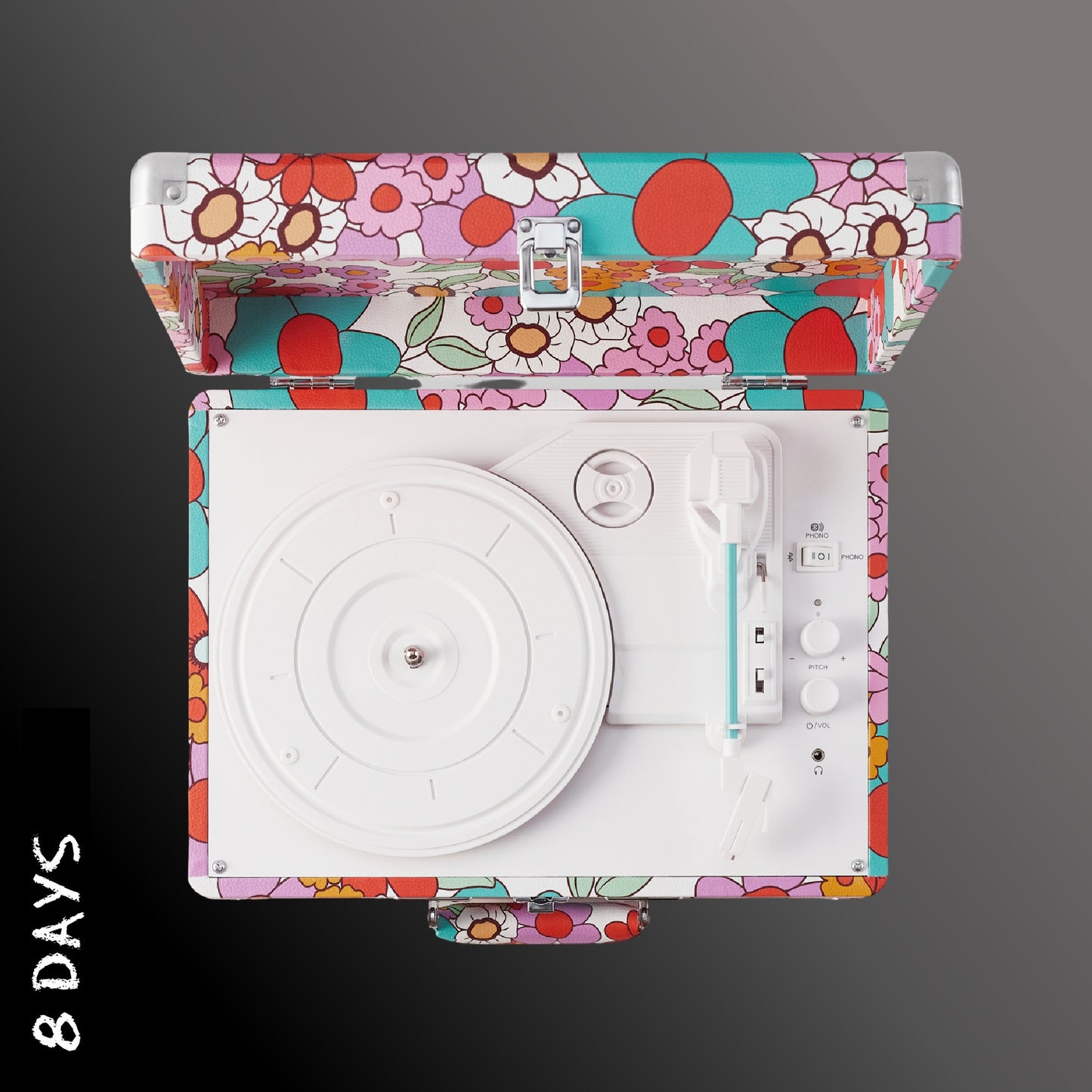 Crosley - Cruiser Plus Portable Turntable - Groovy Floral