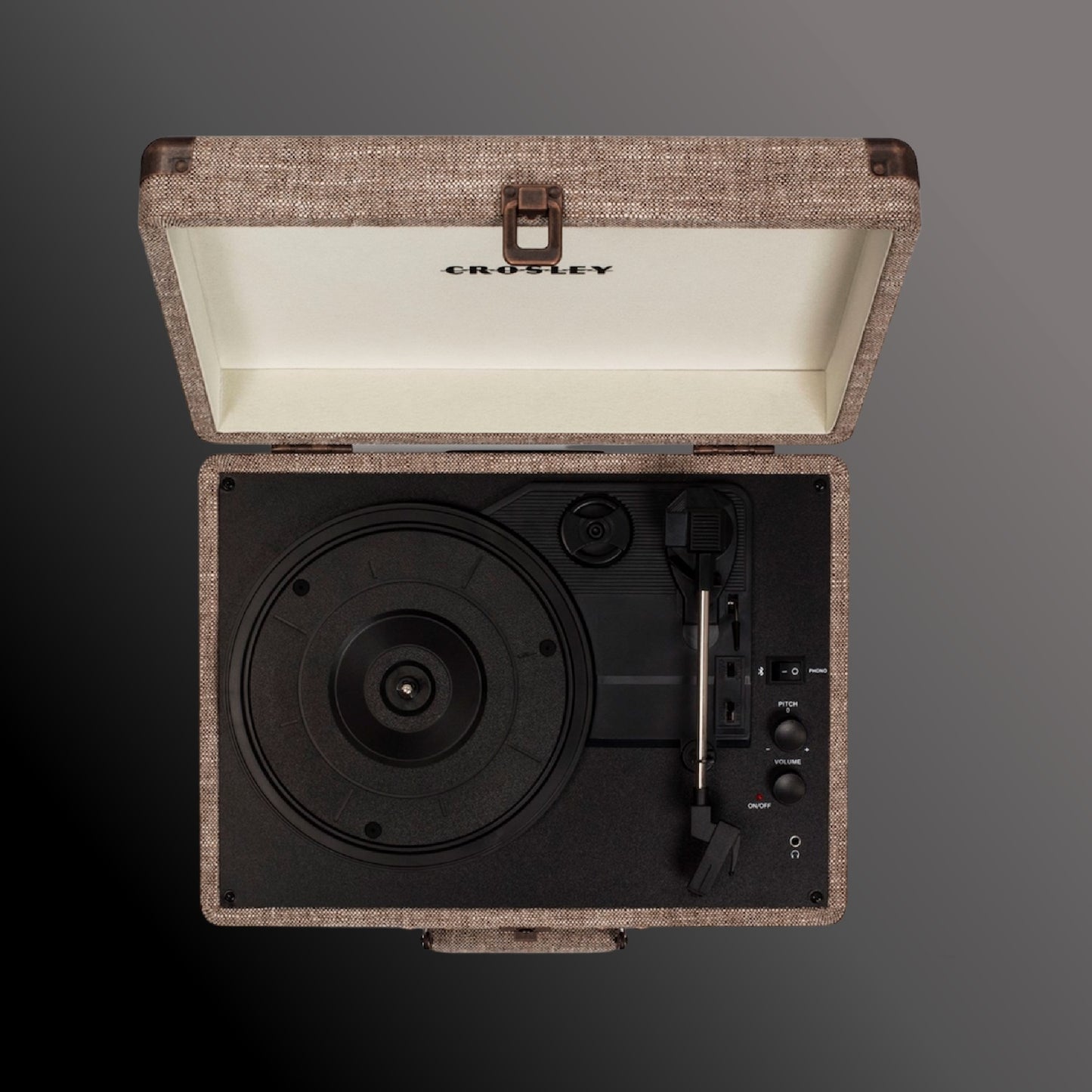 Crosley - Cruiser Deluxe Bluetooth Turntable - Havana