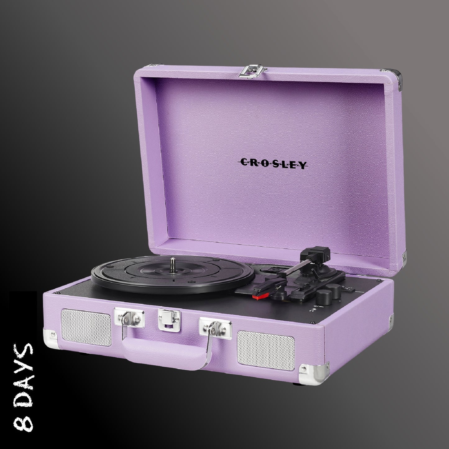 Crosley - Cruiser Plus Portable Turntable - Lavender