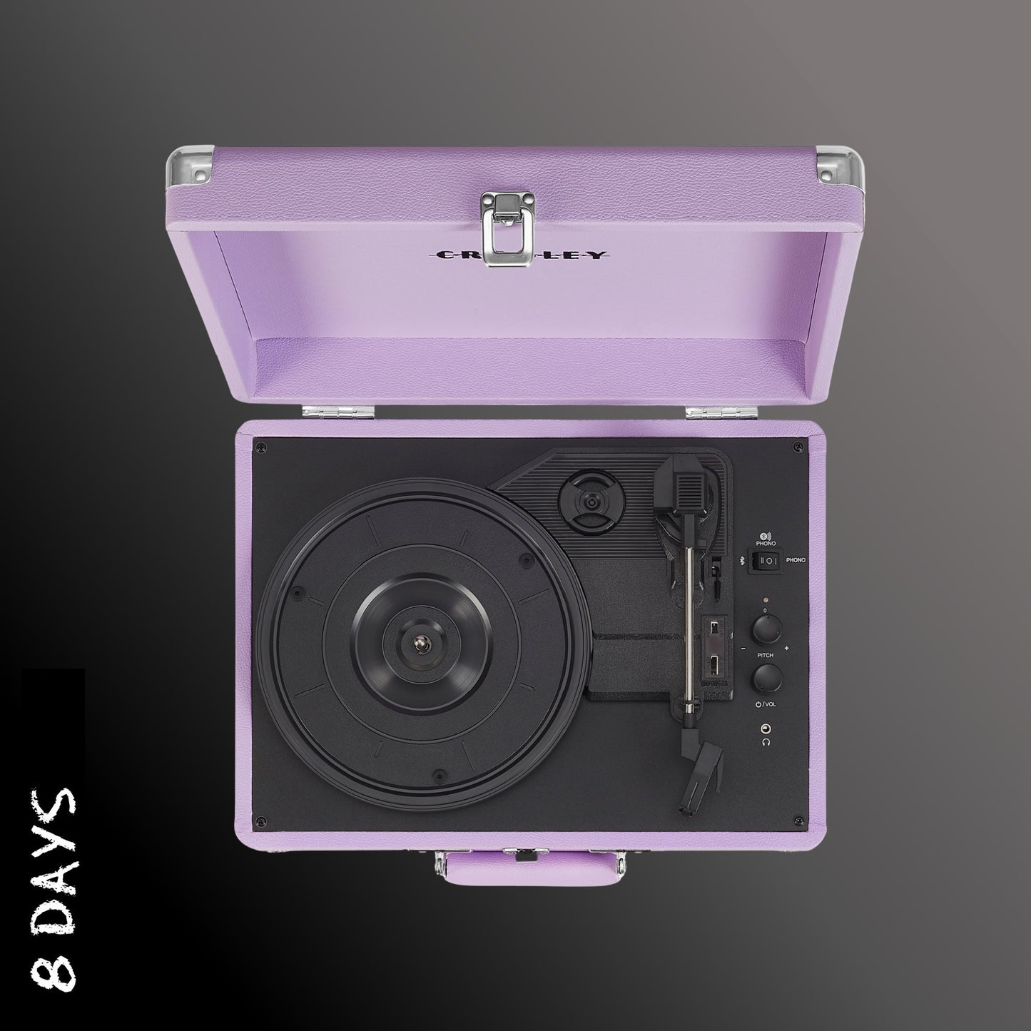 Crosley - Cruiser Plus Portable Turntable - Lavender