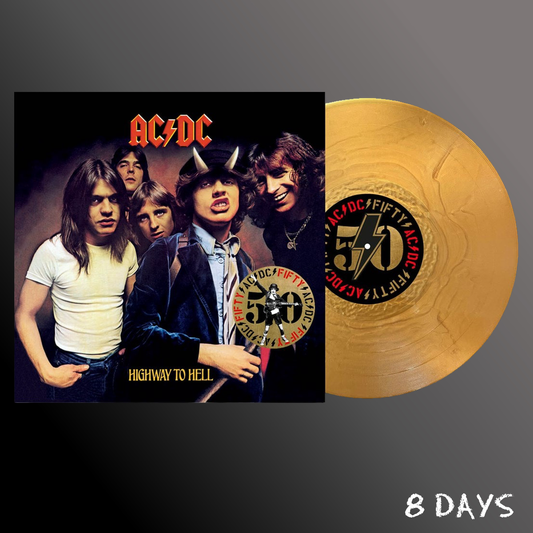 AC/DC - Highway To Hell (50th Anniversary) - Gold Vinyl LP