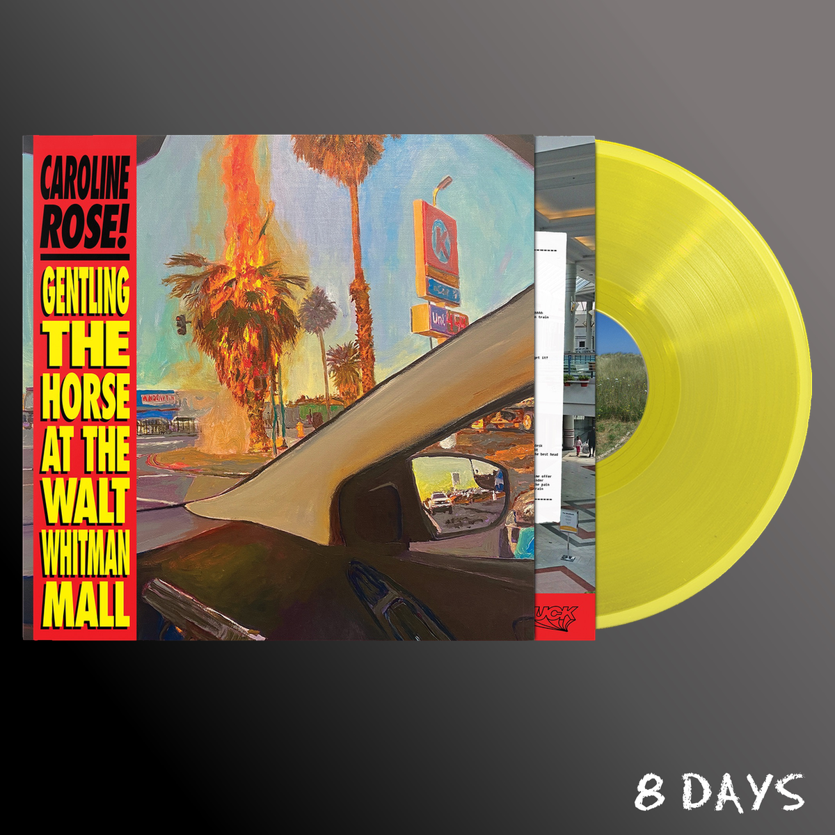 Caroline Rose - Gentling the Horse at the Walt Whitman Mall - Potato Chip Yellow Vinyl LP | Pre-Order 23.10.26