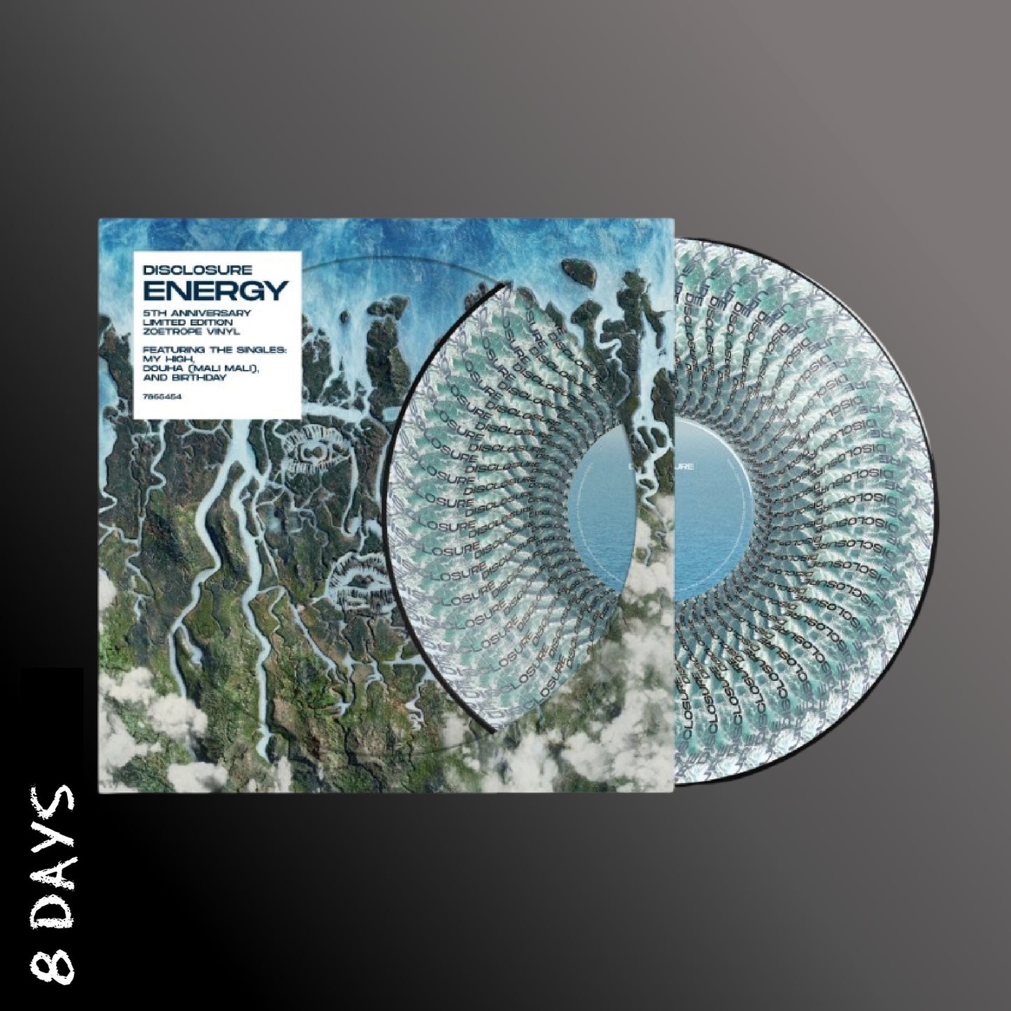 Disclosure - Energy 5th Anniversary - 1LP Zoetrope Vinyl - Pre Order 20/2/26