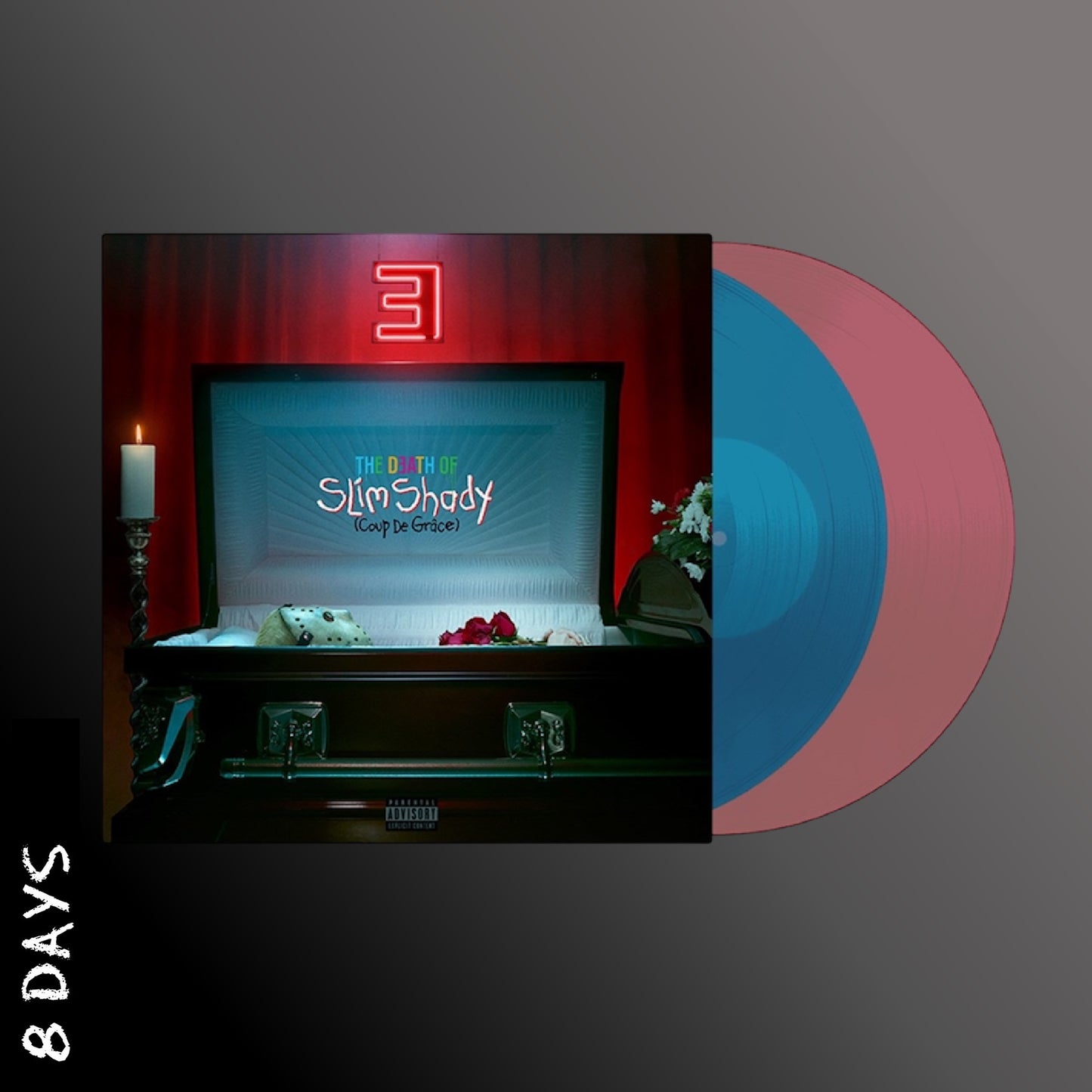 Eminem - The Death of Slim Shady (Coup De Grace) - Exclusive Sea Blue & Ruby Red Vinyl