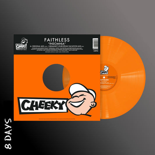 Faithless - Insomnia (30th Anniversary) - Orange 12" Vinyl - Pre Order 5/6/26