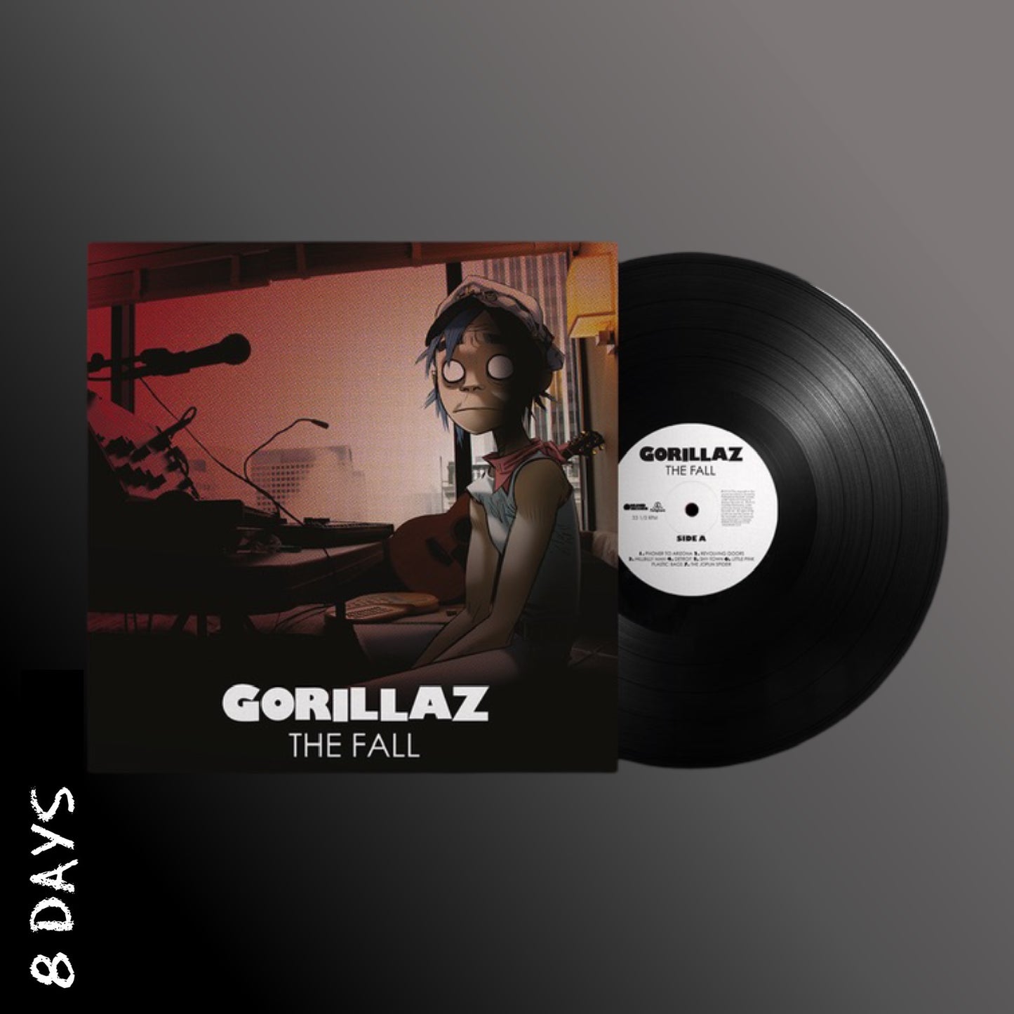 Gorillaz - The Fall - Black Vinyl