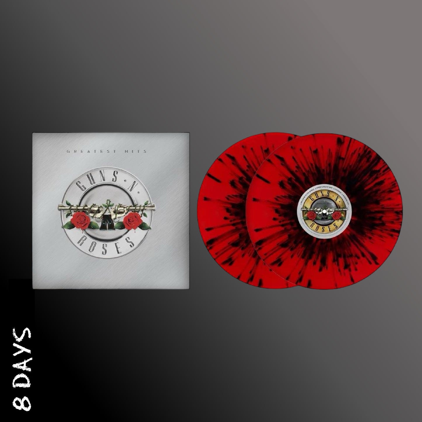 Guns N' Roses - Greatest Hits - Limited Red & Black Splatter - Pre Order 29/11/24