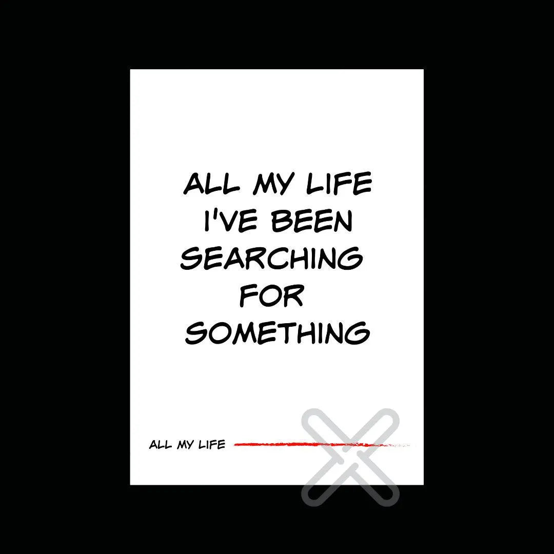 All My Life - Lyric Wall Art Print