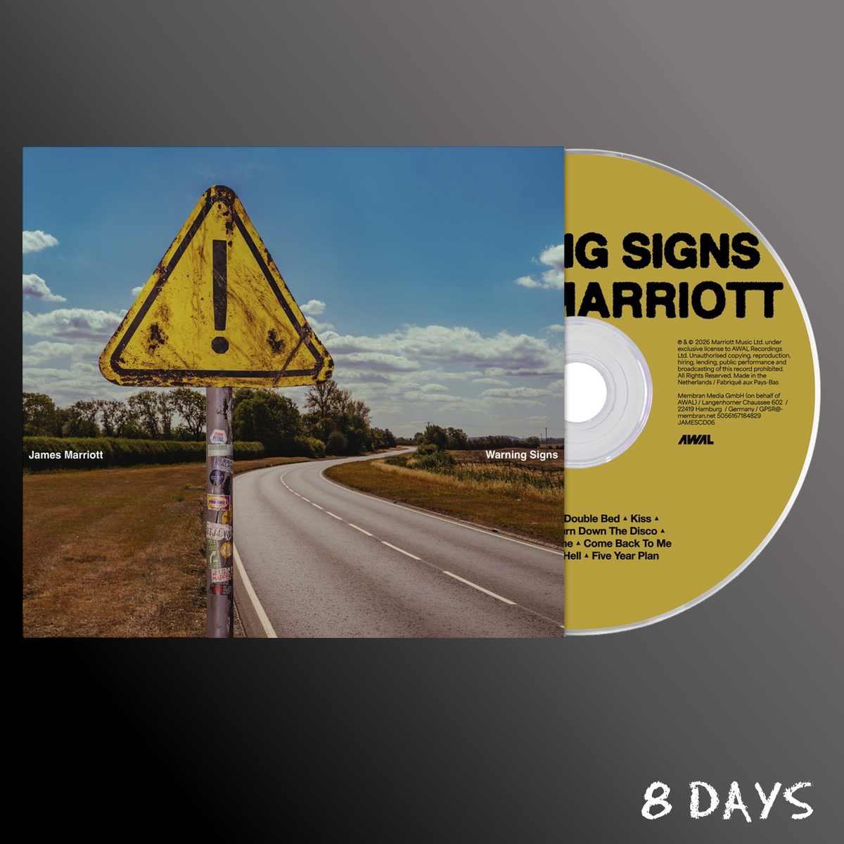 James Marriott - Warning Signs - CD | Pre-Order 15.1.27
