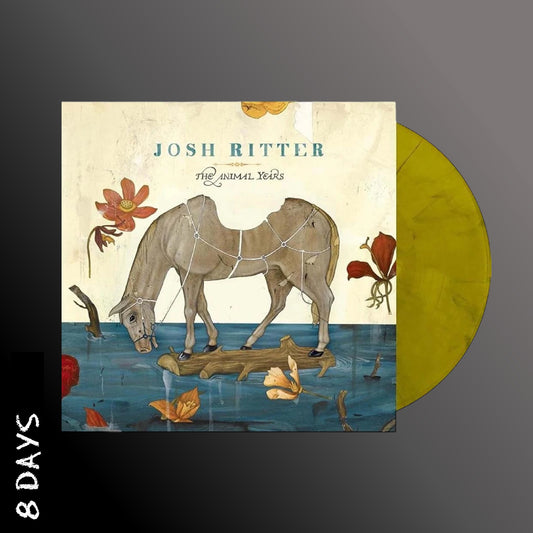 Josh Ritter - The Animal Years - Opaque Yellow & Black Swirl Vinyl - Pre-sale 8/11/24