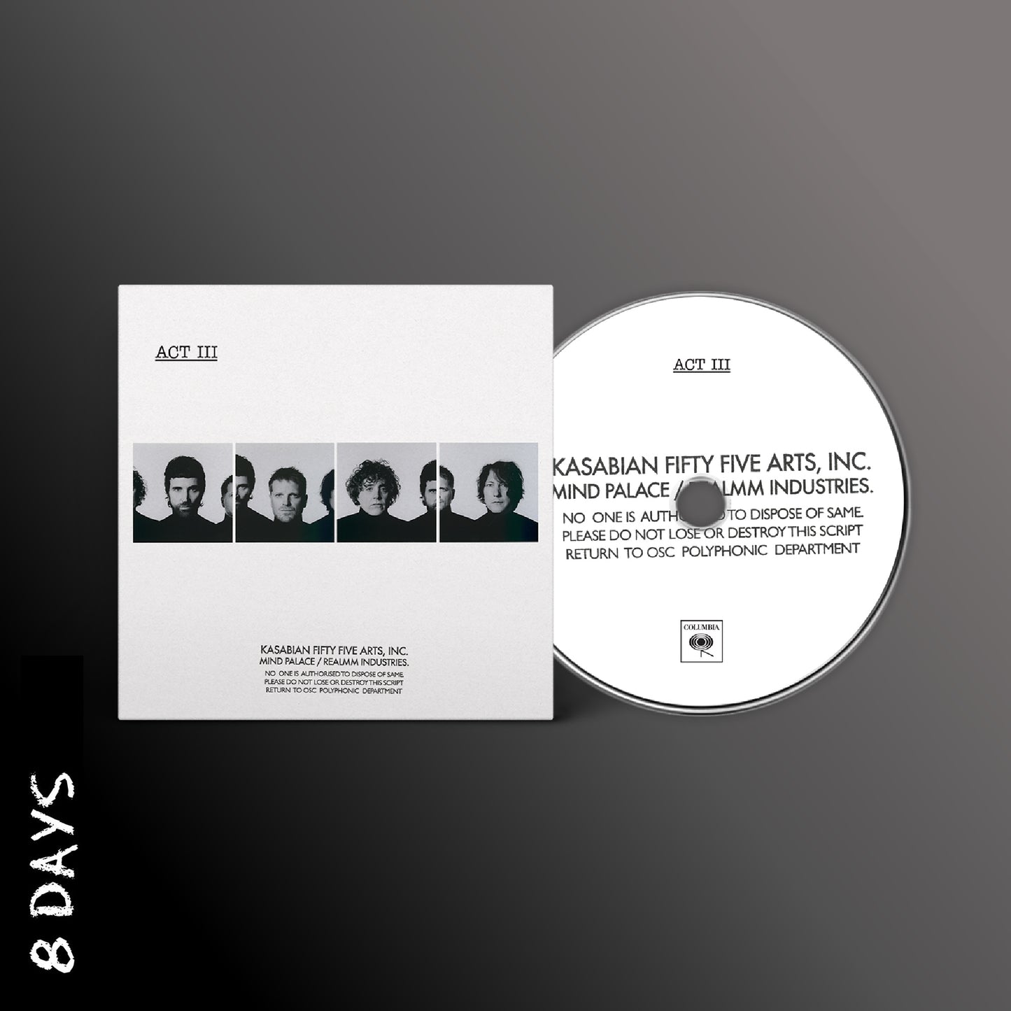 Kasabian - ACT III - CD - Pre Order 17/7/26