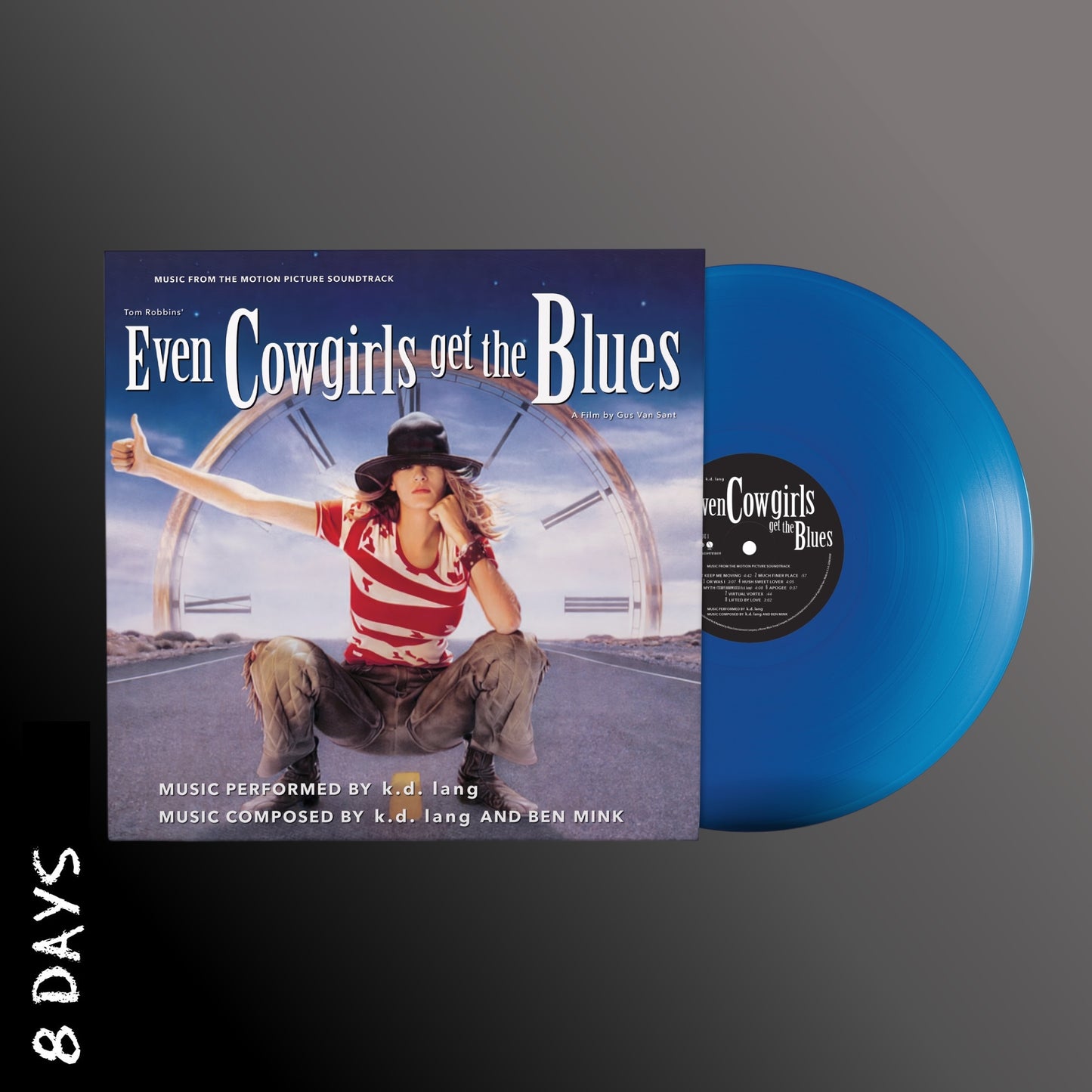 k.d. Lang - Even Cowgirls Get The Blues OST - Translucent Blue Vinyl - Pre Order 28/3/25