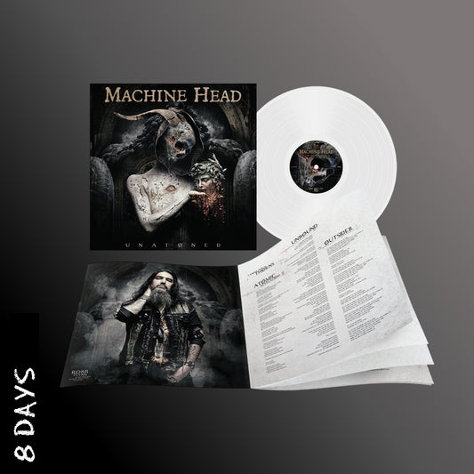 MACHINE HEAD - UNATØNED - Clear Vinyl - Pre Order 25/4/25