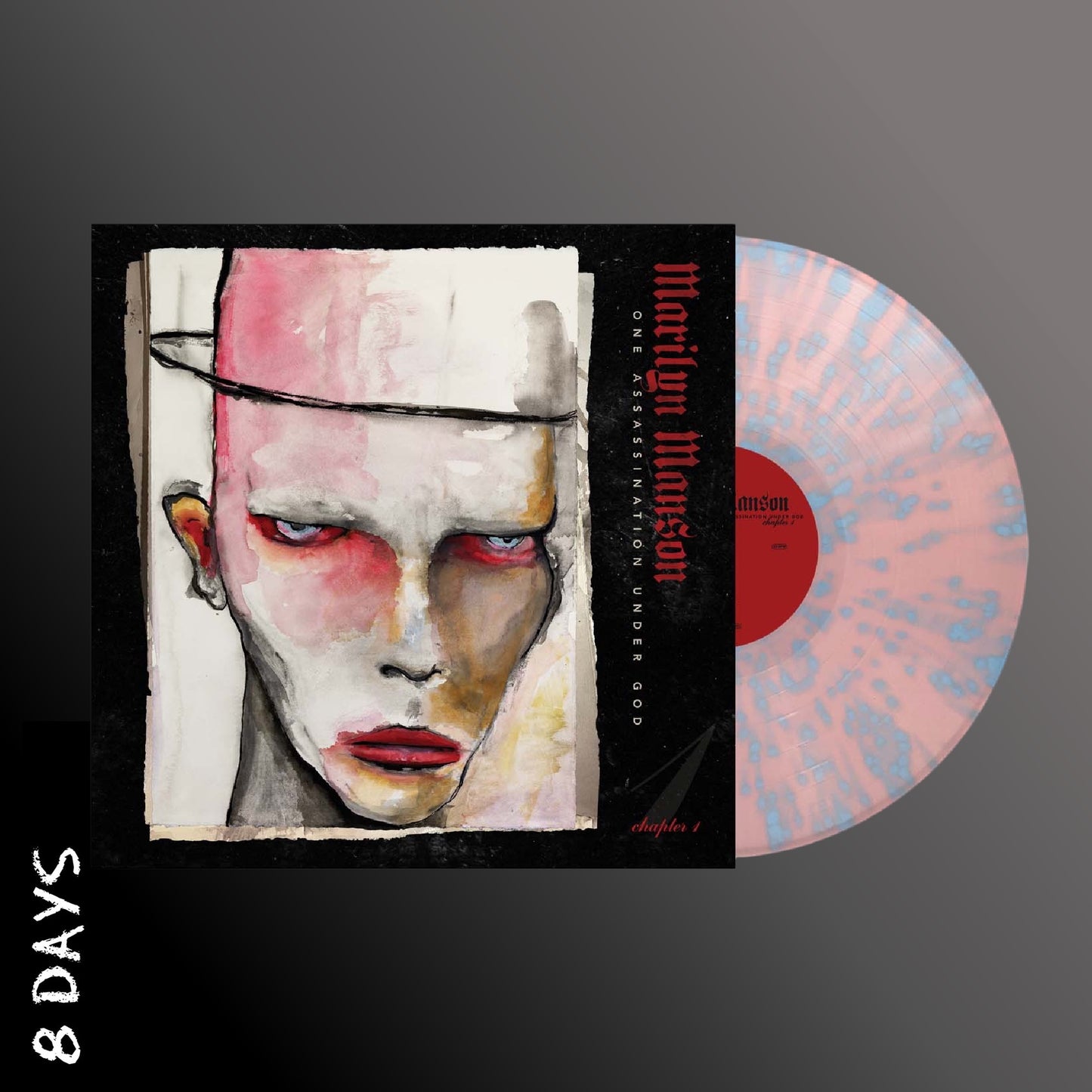 Marilyn Manson - One Assassination Under God - Chapter 1 - Pastel Pink / Pastel Blue Splatter Vinyl - Pre Order 7/2/25