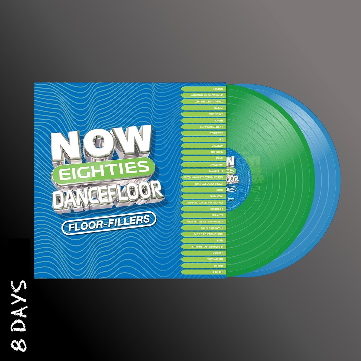 Various - NOW That's What I Call 80's Dancefloor: FLOORFILLERS - Blue & Green Vinyl - Pre Order 28/3/25