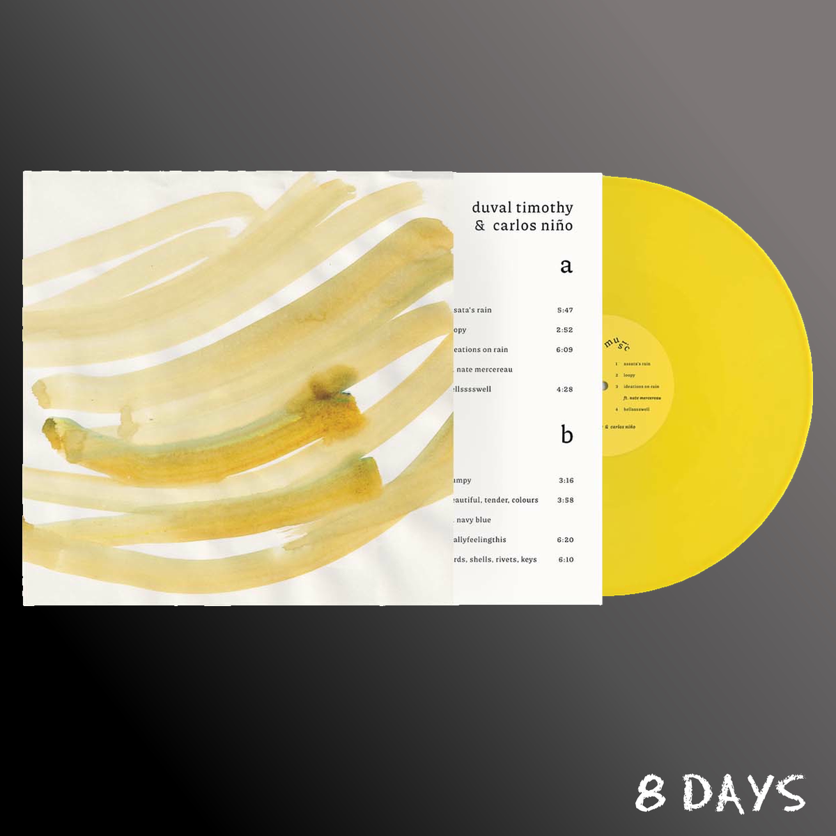Duval Timothy & Carlos Niño - rain music - Yellow Vinyl LP | Pre-Order 25.9.26