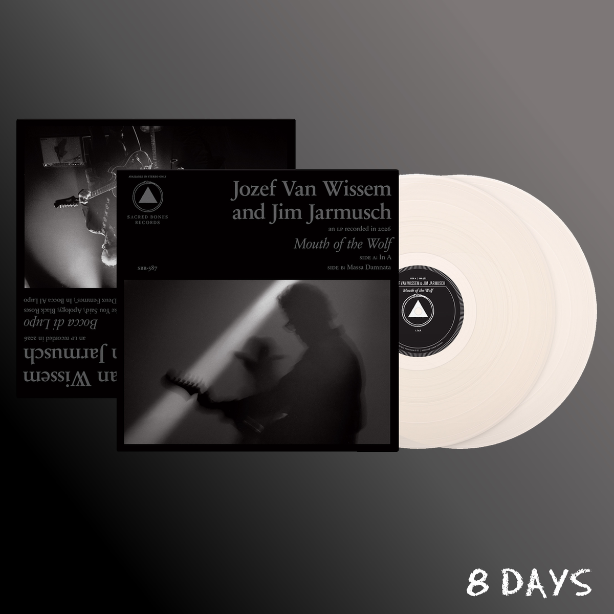 Jozef Van Wissem and Jim Jarmusch - Bocca di Lupo and Mouth of the Wolf - Cloudy Clear Vinyl LP | Pre-Order 6.11.26