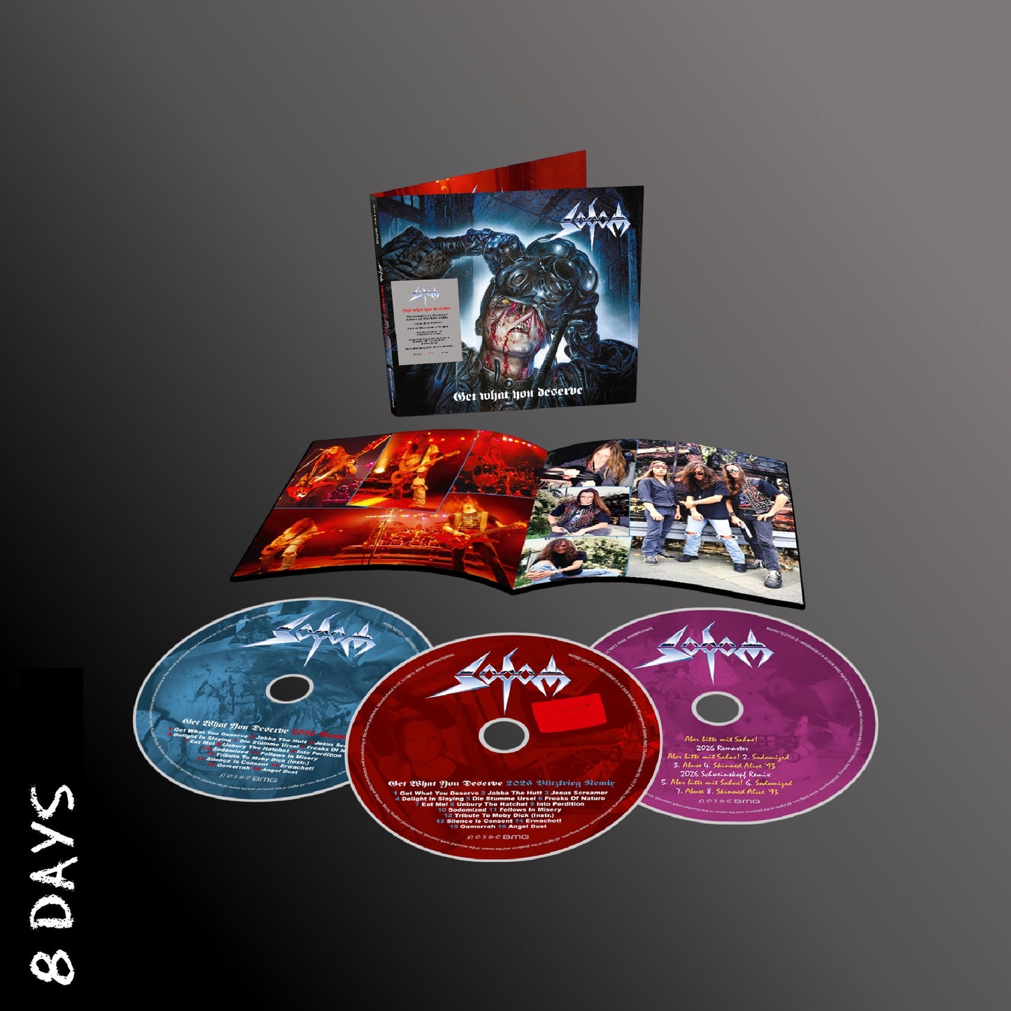 Sodom - Get What You Deserve - 3CD - Pre Order 27/2/26