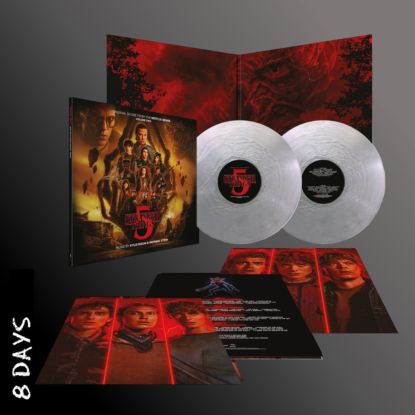 Kyle Dixon & Michael Stein - Stranger Things 5 Vol 2 (OS) - Metallic Silver Vinyl - Pre Order 17/7/26