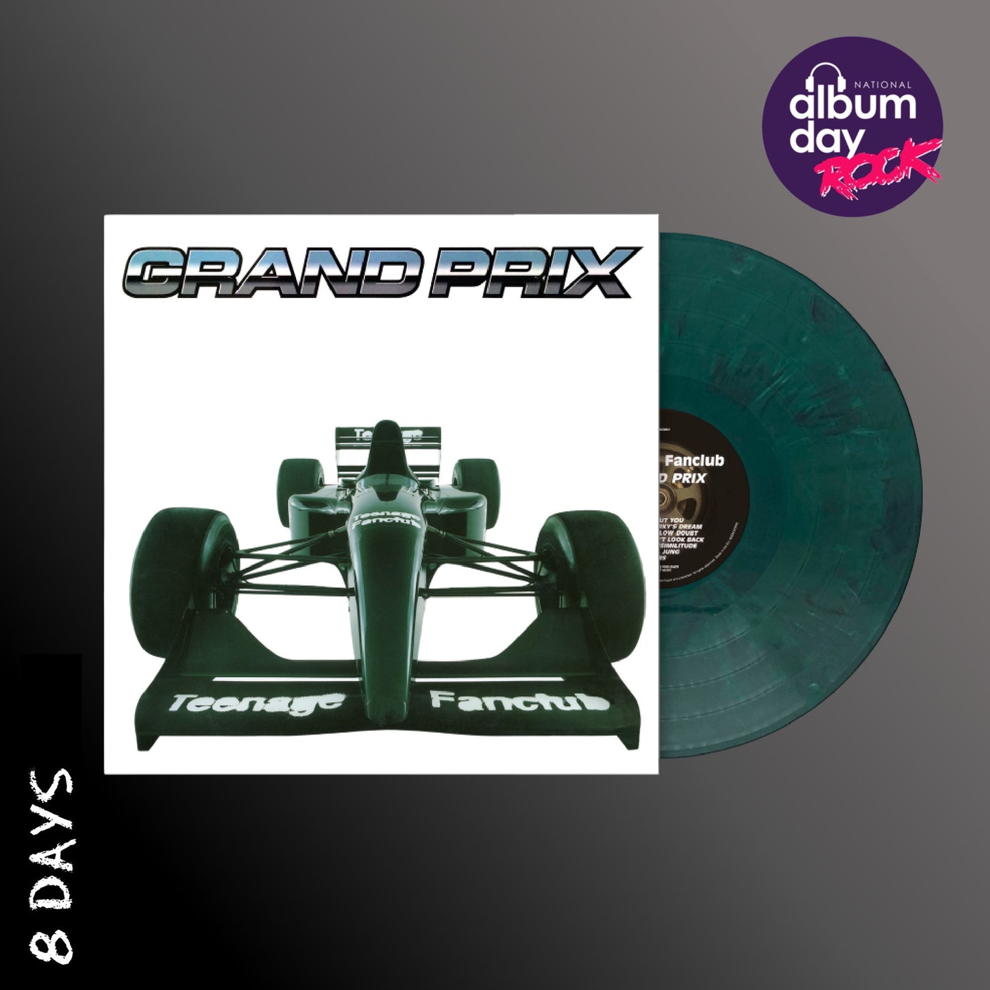 Teenage Fanclub - Grand Prix - NAD25 Green & Black Marble Vinyl