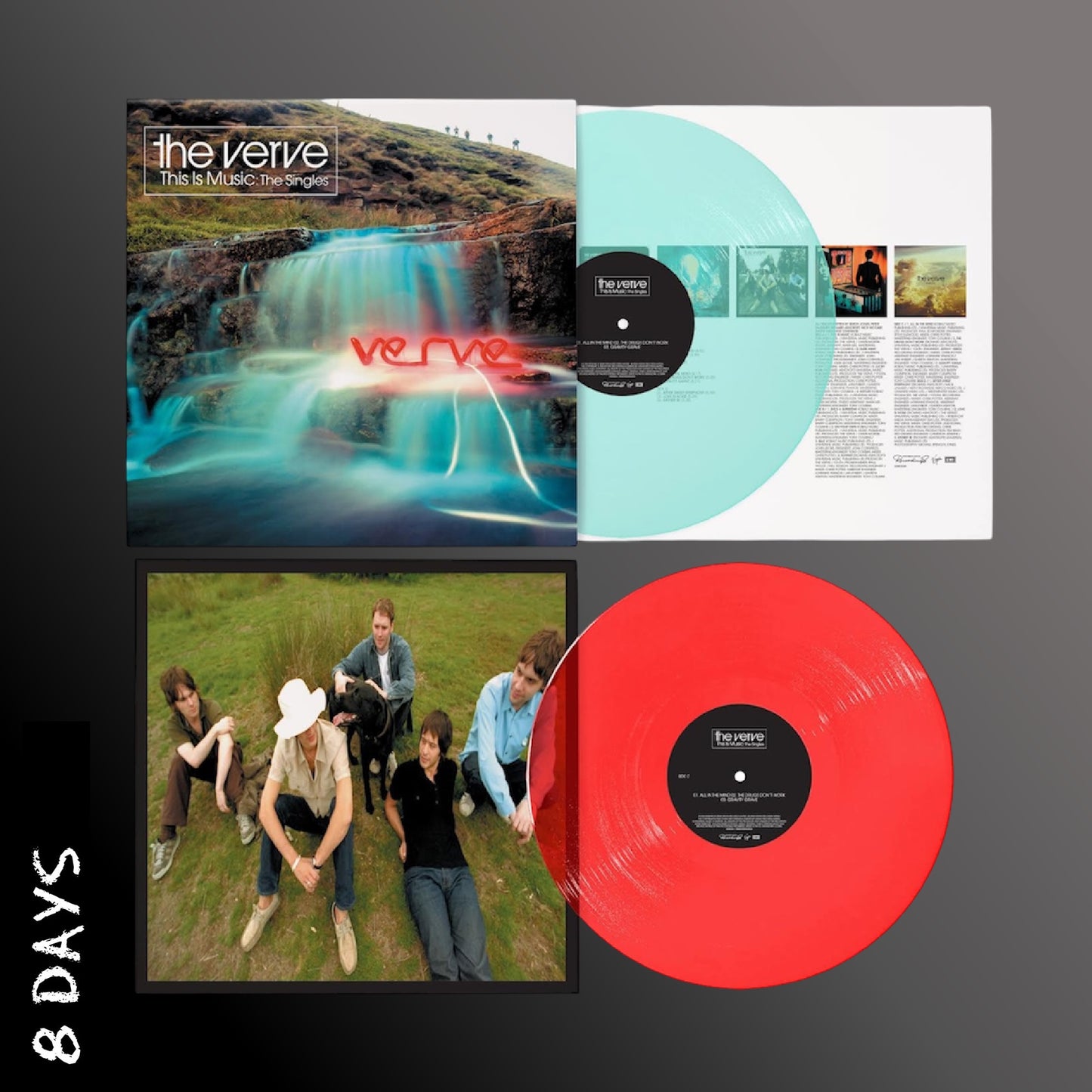 The Verve - This is Music: The Singles - Translucent Red & Aqua Vinyl - Pre Order 24/1/25