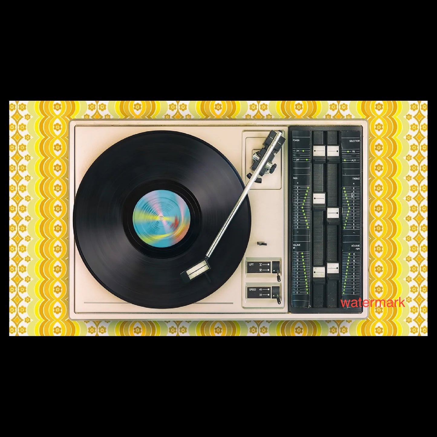 Record Player - Turntable - Poster Print