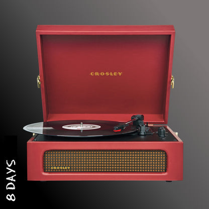 Crosley - Voyager Portable Turntable - Burgundy