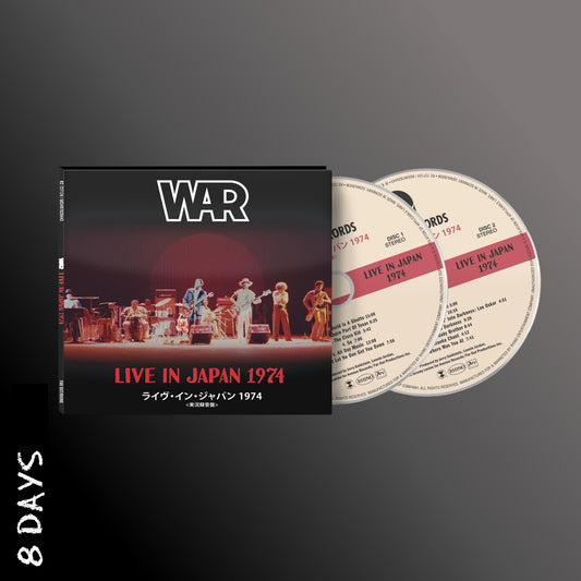 WAR - Live In Japan 1974 - CD - Pre Order 7/2/25