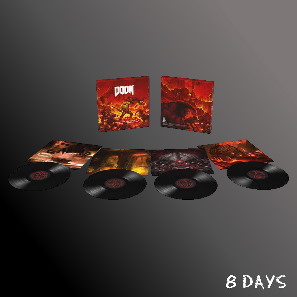 Mick Gordon - DOOM (Original Soundtrack) - Black Vinyl 4LP | Pre-Order 5.3.27