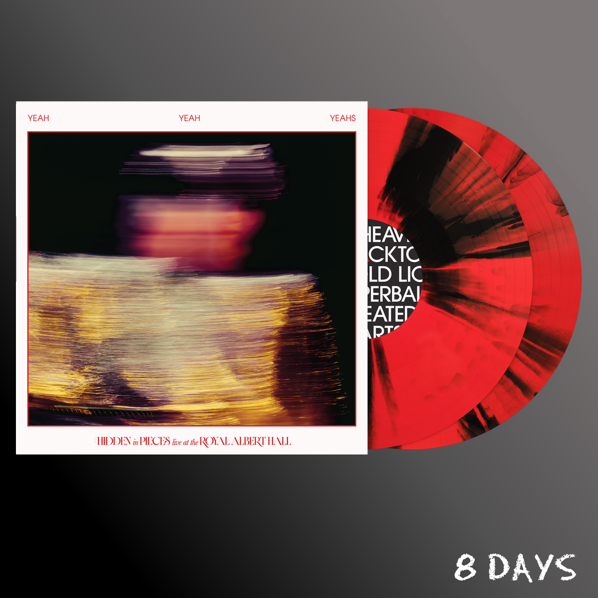 Yeah Yeah Yeahs - Hidden in Pieces: Live (Royal Albert Hall) - Bullseye Splatter Vinyl LP | Pre-Order 23.10.26