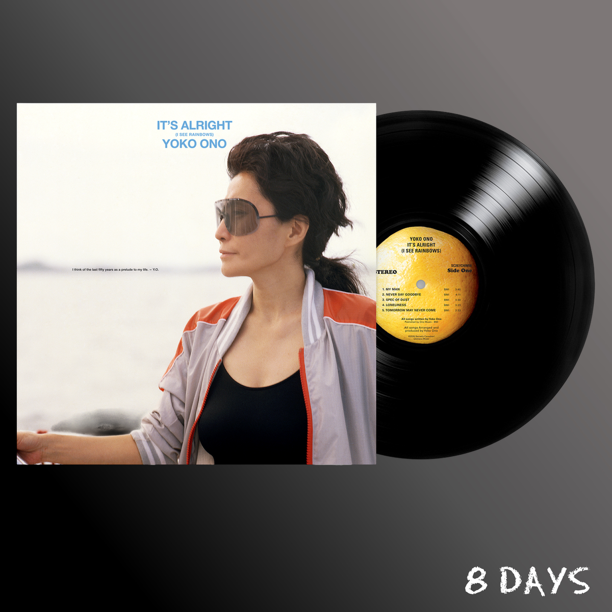 Yoko Ono - It's Alright (I See Rainbows) - Black Vinyl LP | Pre-Order 18.9.26