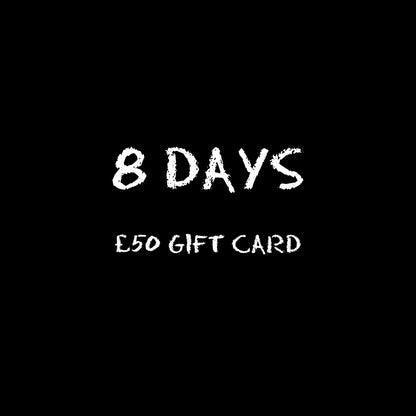 8 Days Gift Cards